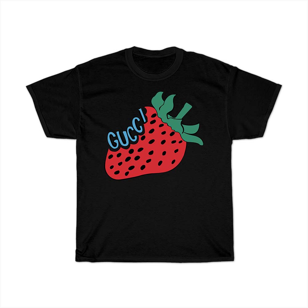 gucci strawberry t shirt